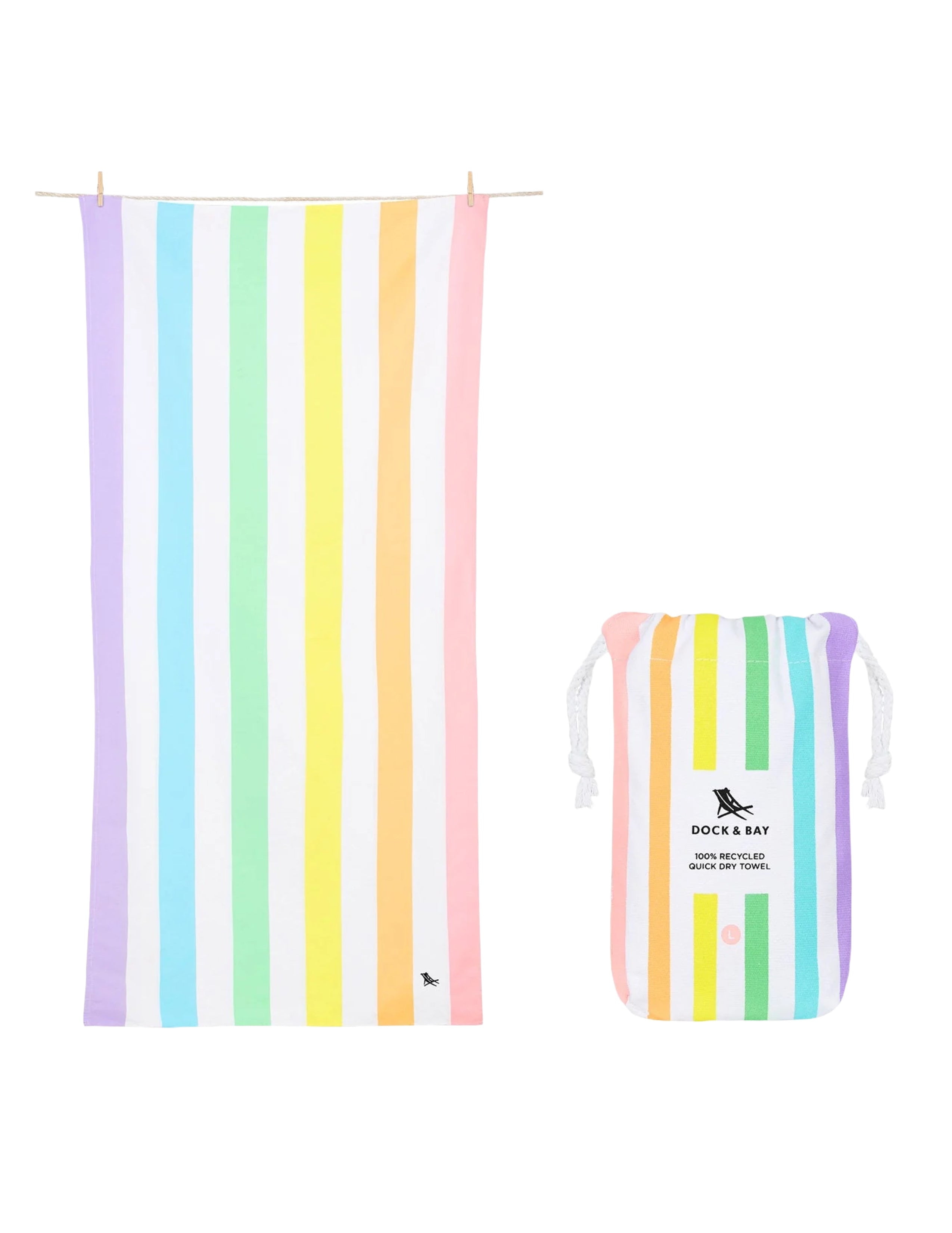Cabana Quick Dry Towel - Unicorn Waves