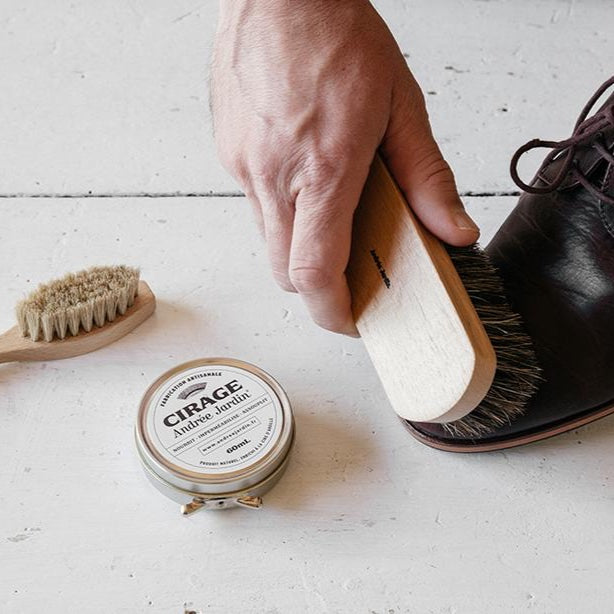 New Shoe Care Kit in Wooden Box