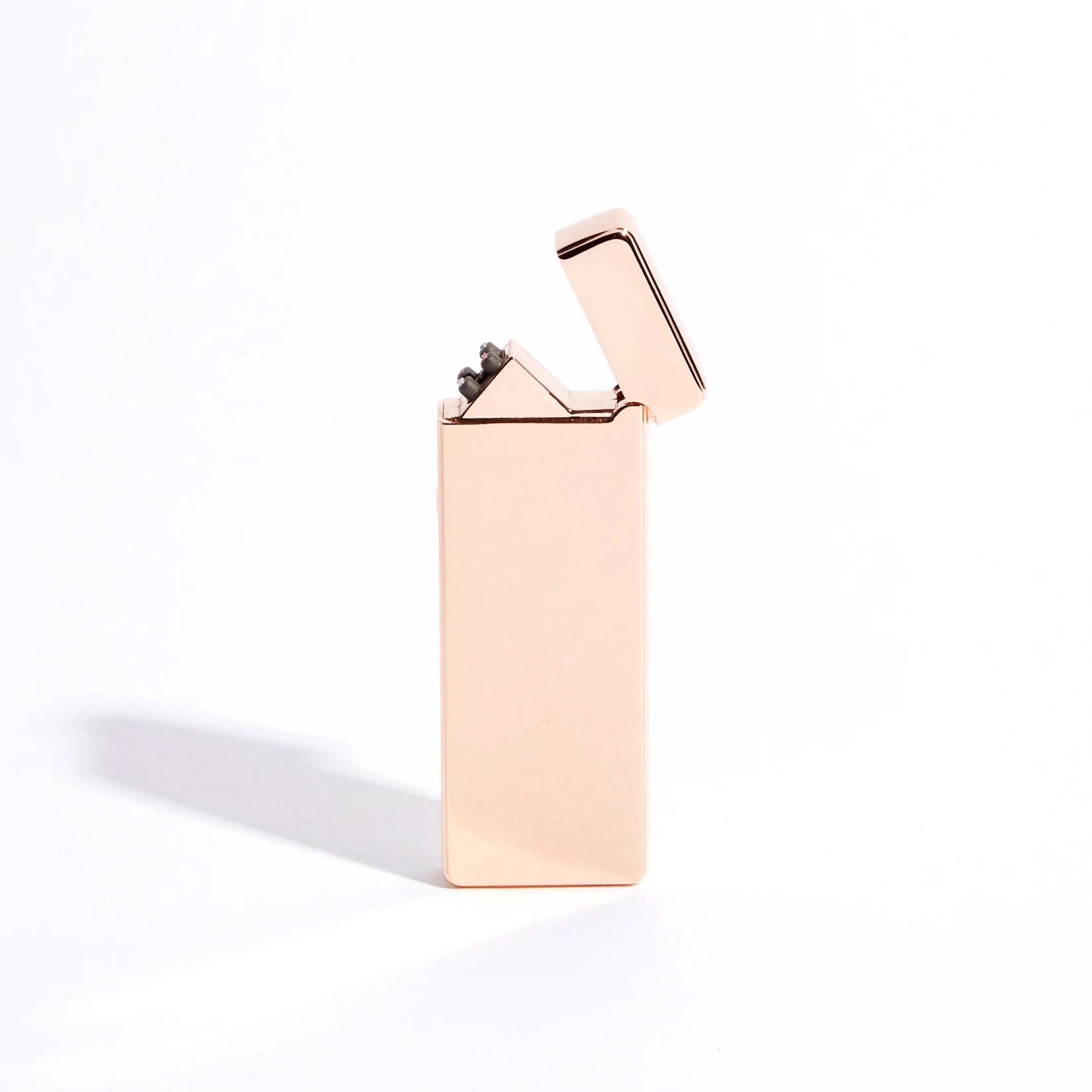 Slim Double Arc Lighter - Rose Gold Metallic