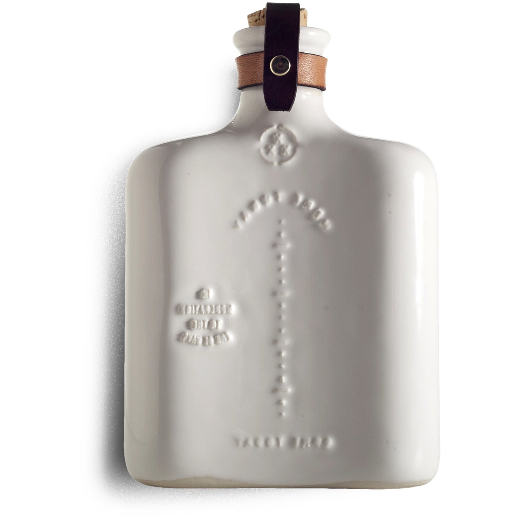 White Ceramic Flask