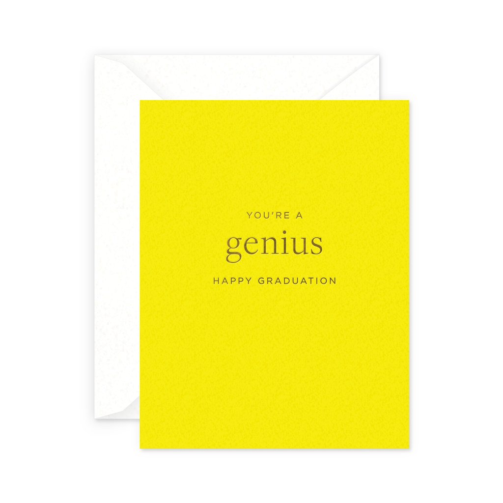 Genius Greeting Card