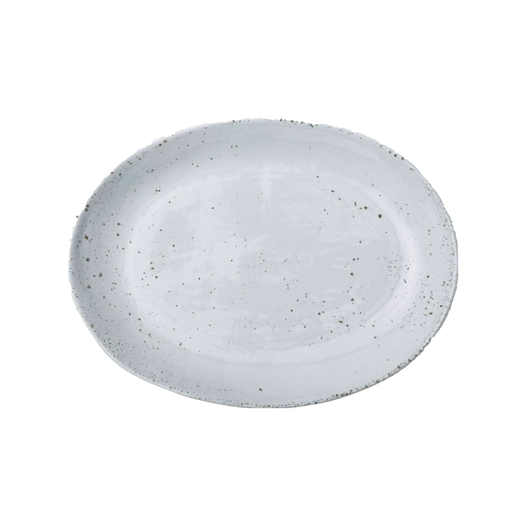 Marcus Oval Serving Platter - White