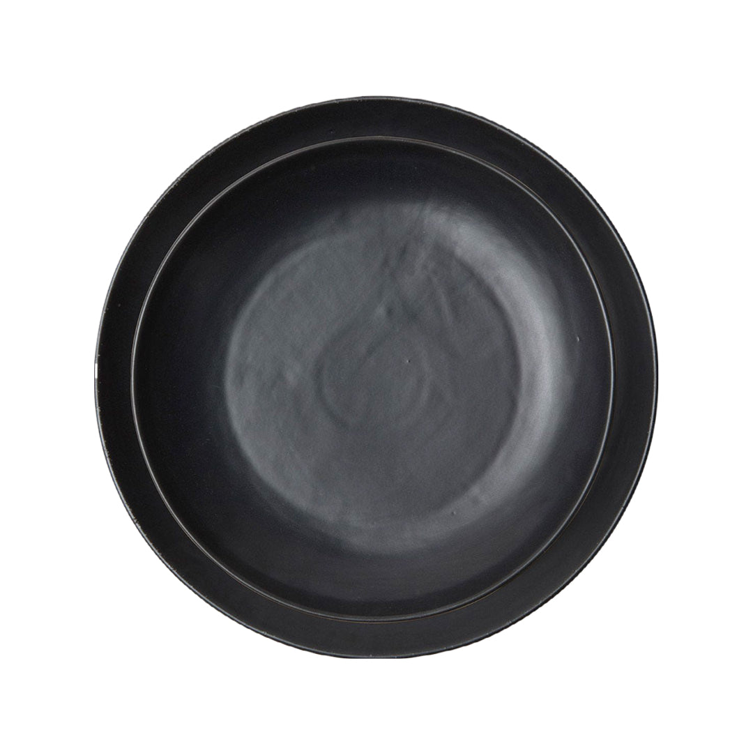 Marcus Round Serving Platter - Black