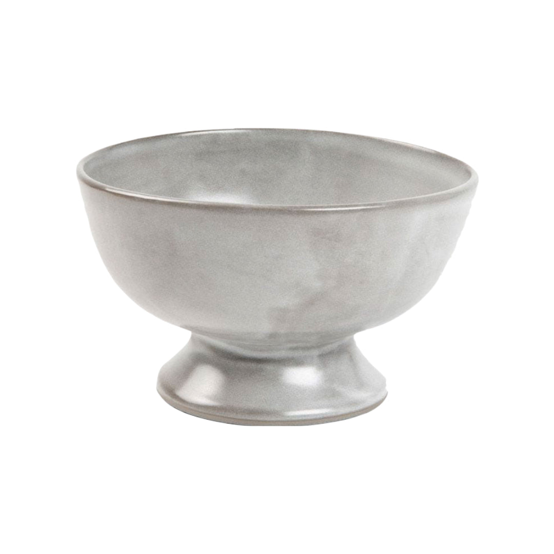 Wilson Cement Glaze Footed Serving Bowl