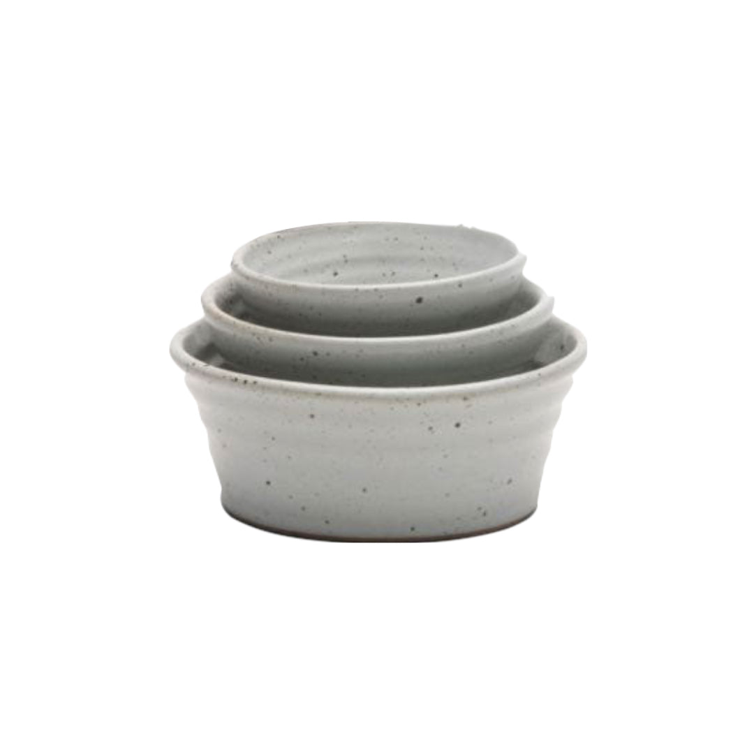 Leon Nesting Bowls - White