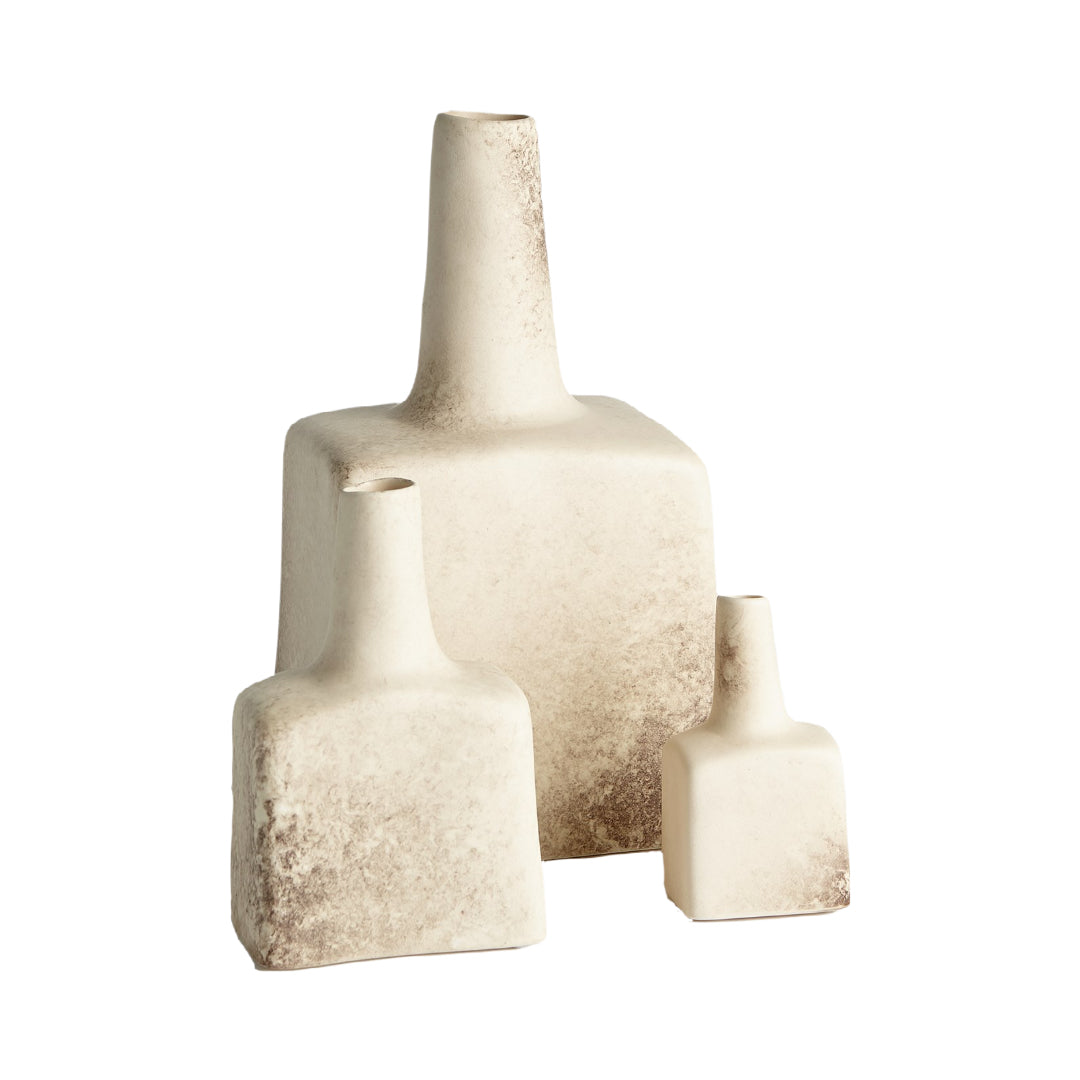 Reactive Ivory Stack Bottles