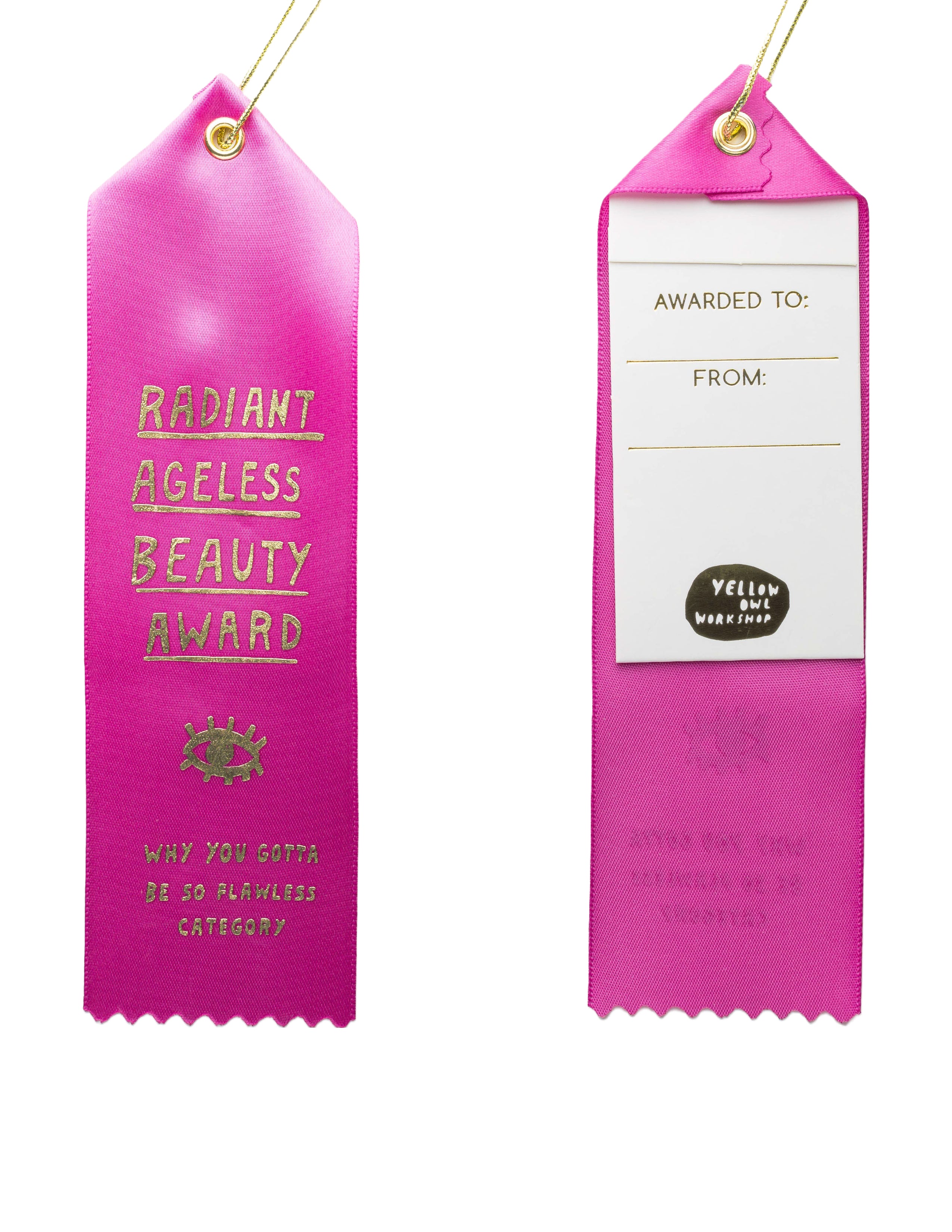 Radiant Ageless Beauty Award Ribbon