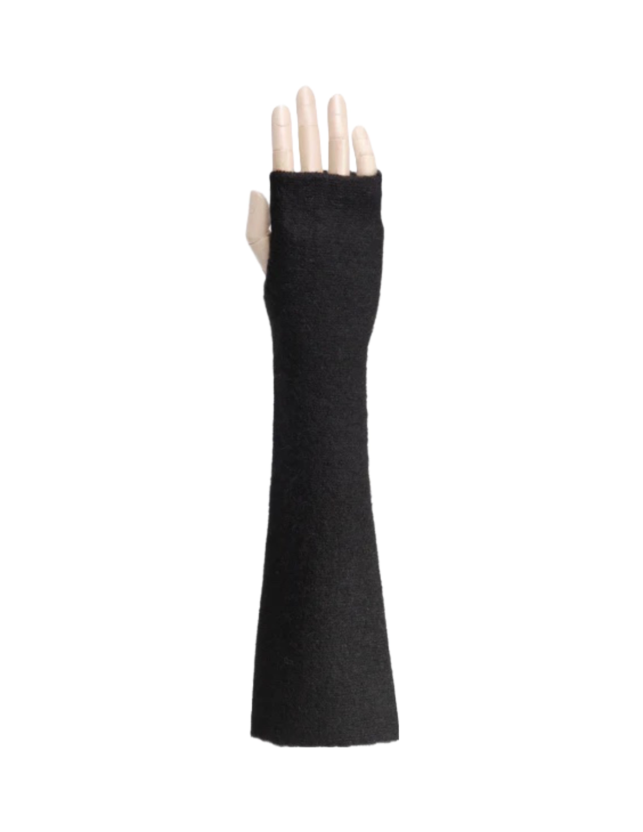 Alpaca Hand Knit Arm Sox - Black
