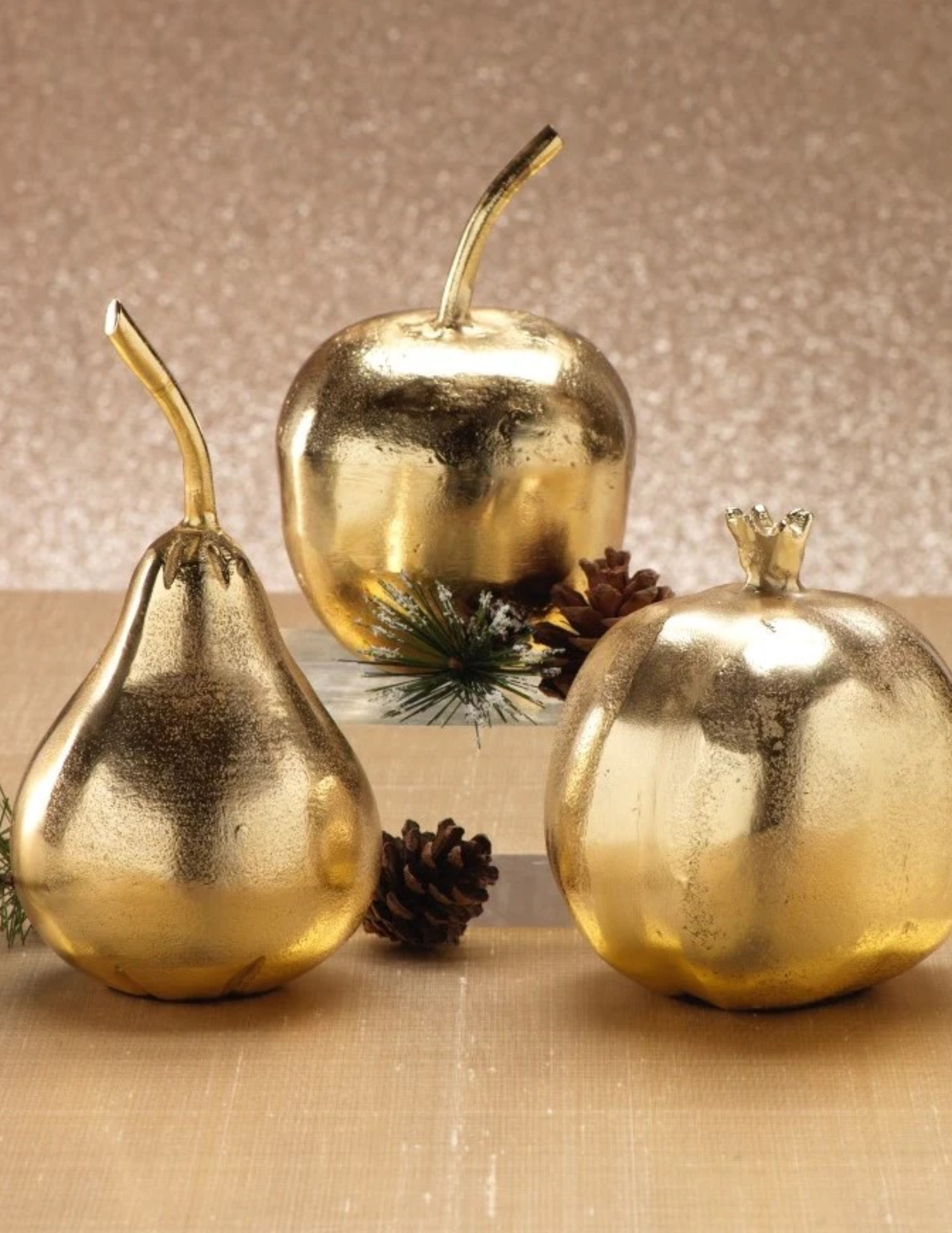 Decorative Golden Pear