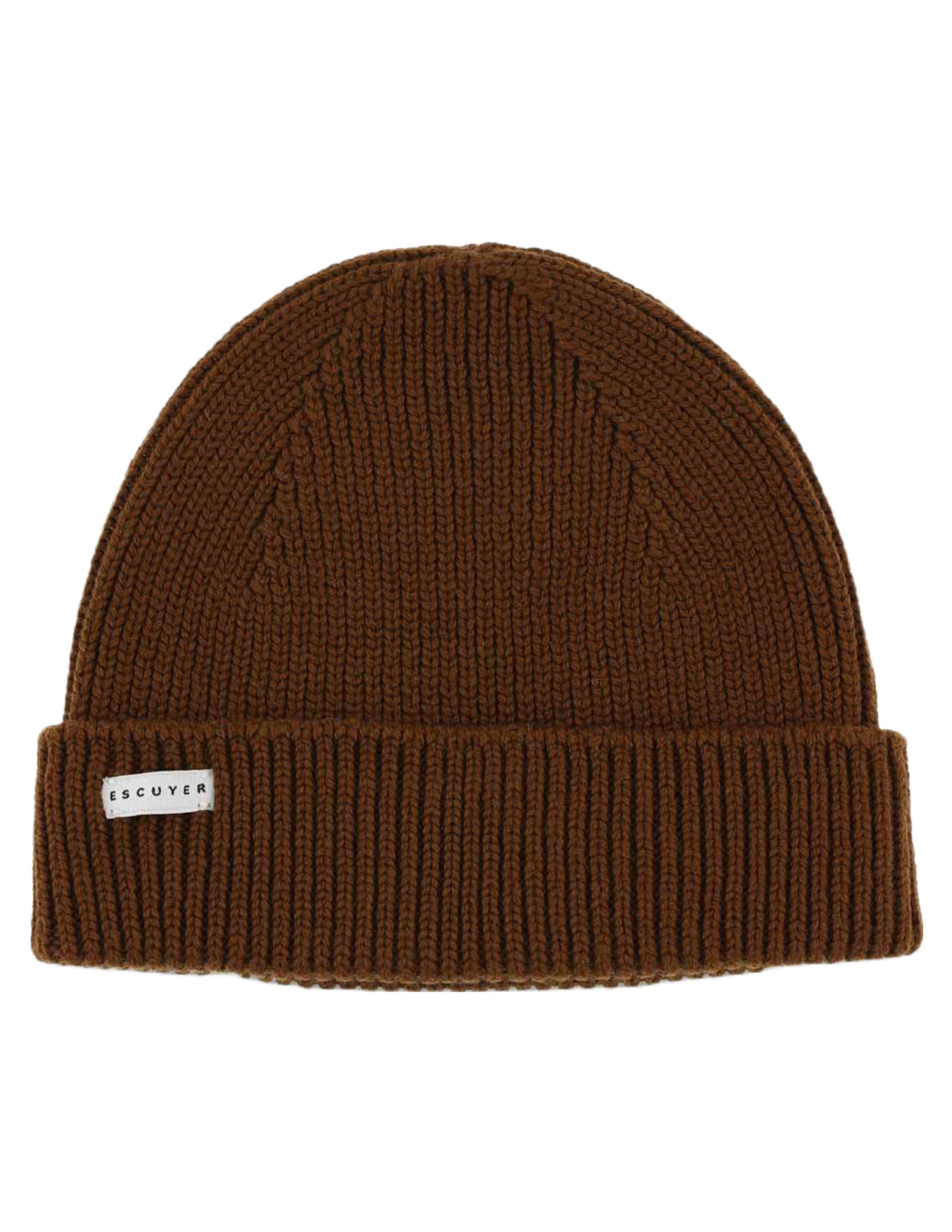 Ribbed Beanie - Tobacco