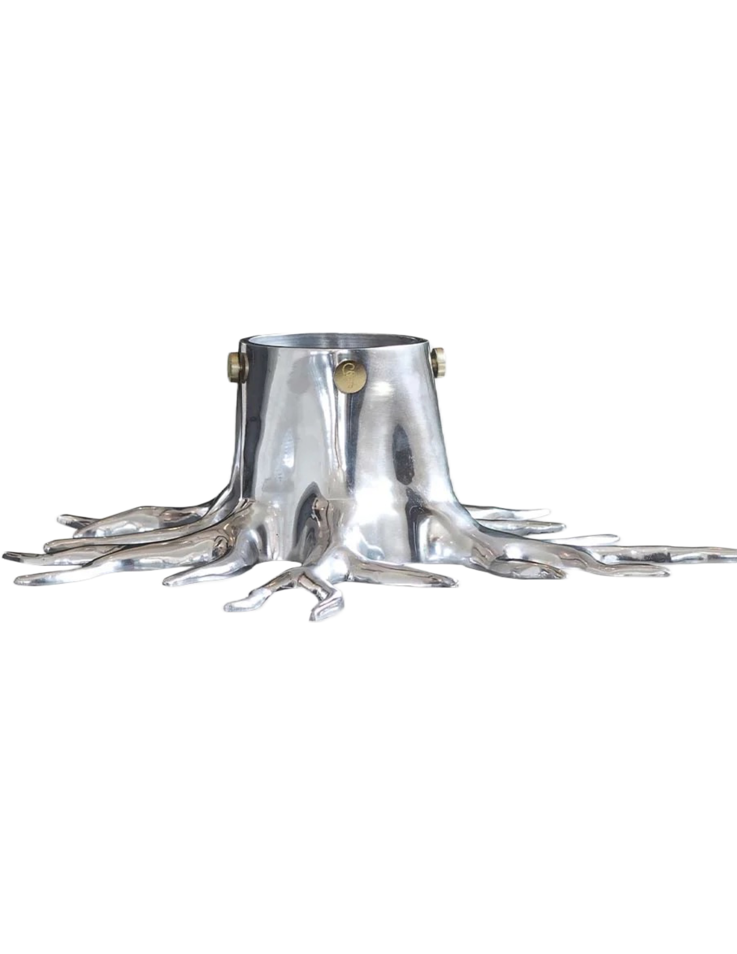 Christmas Tree Stand "The Root" - Silver