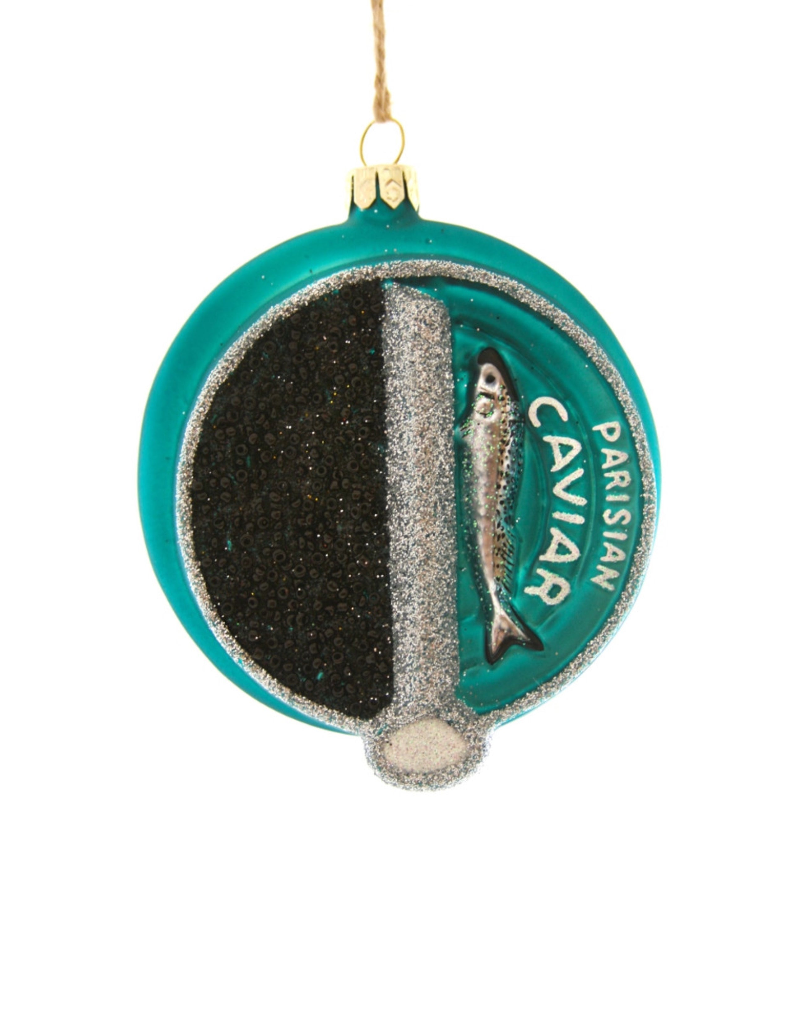 Green Caviar Can Ornament