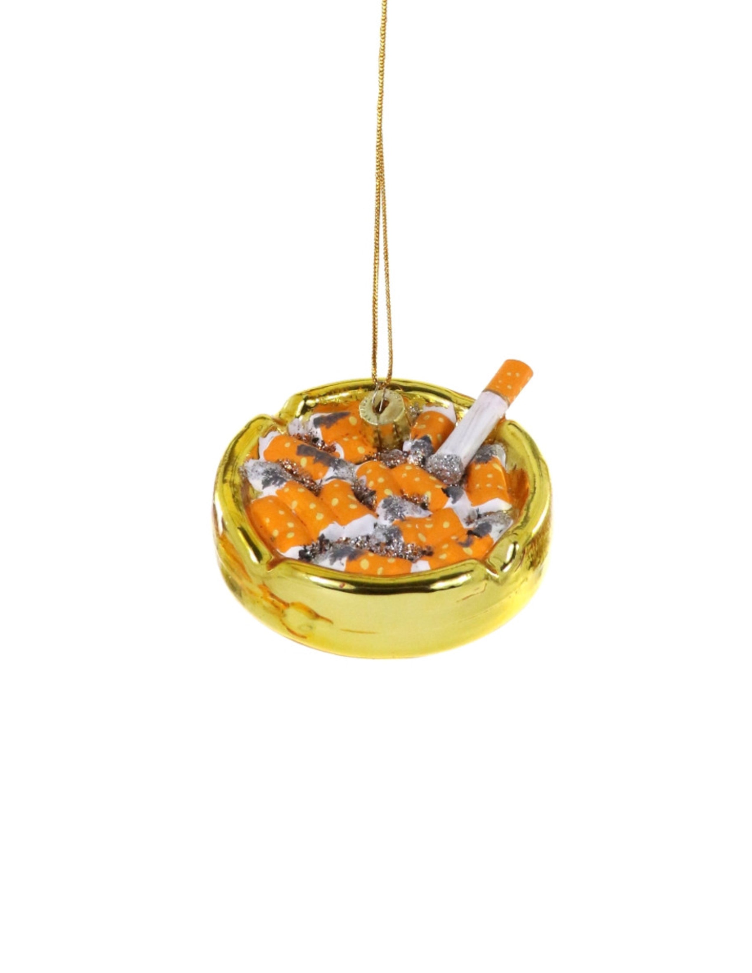 Gold Cigarette Holder Ornament