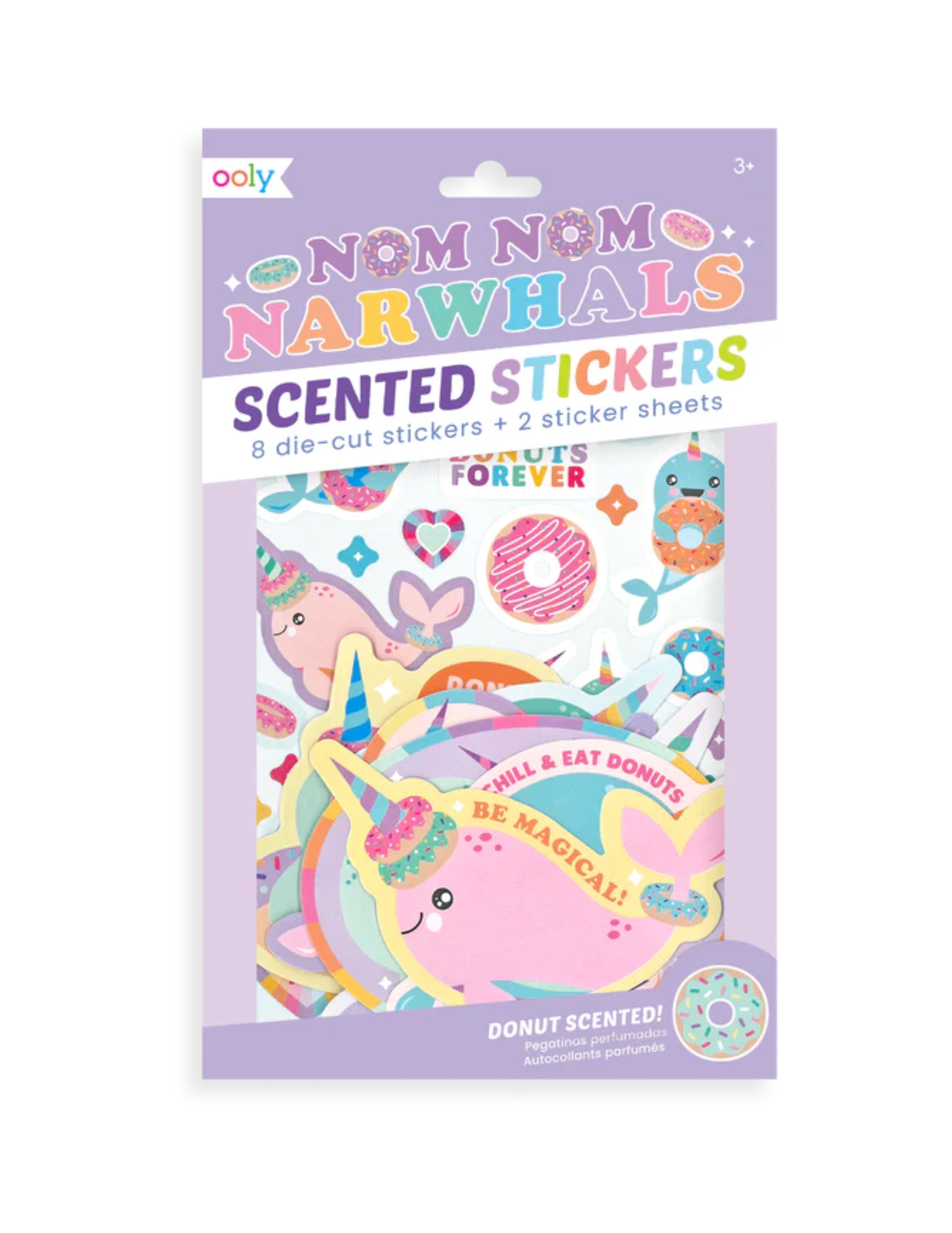 Scented Scratch Stickers - Nom Nom Narwhals
