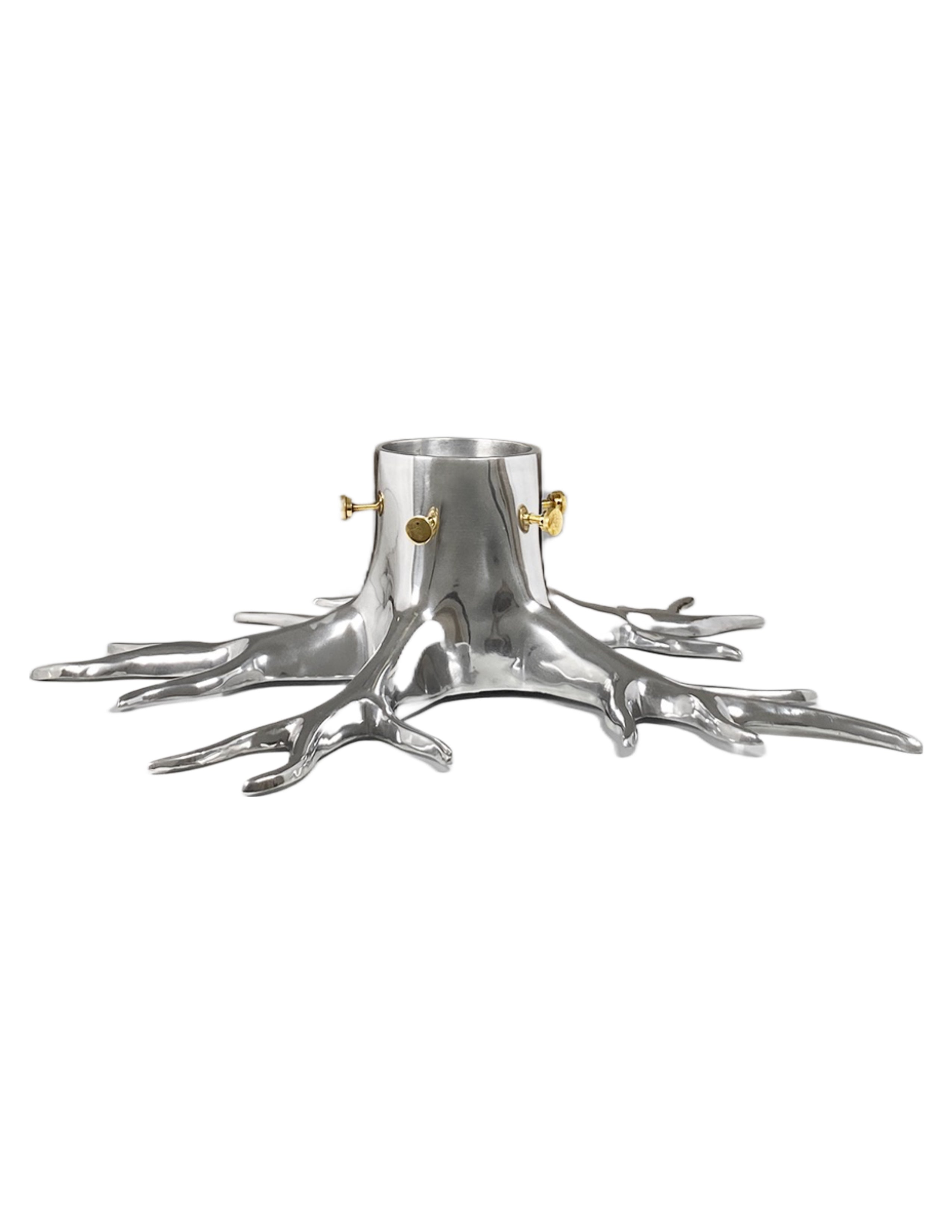 X-Large Christmas Tree Stand "The Root" - Silver