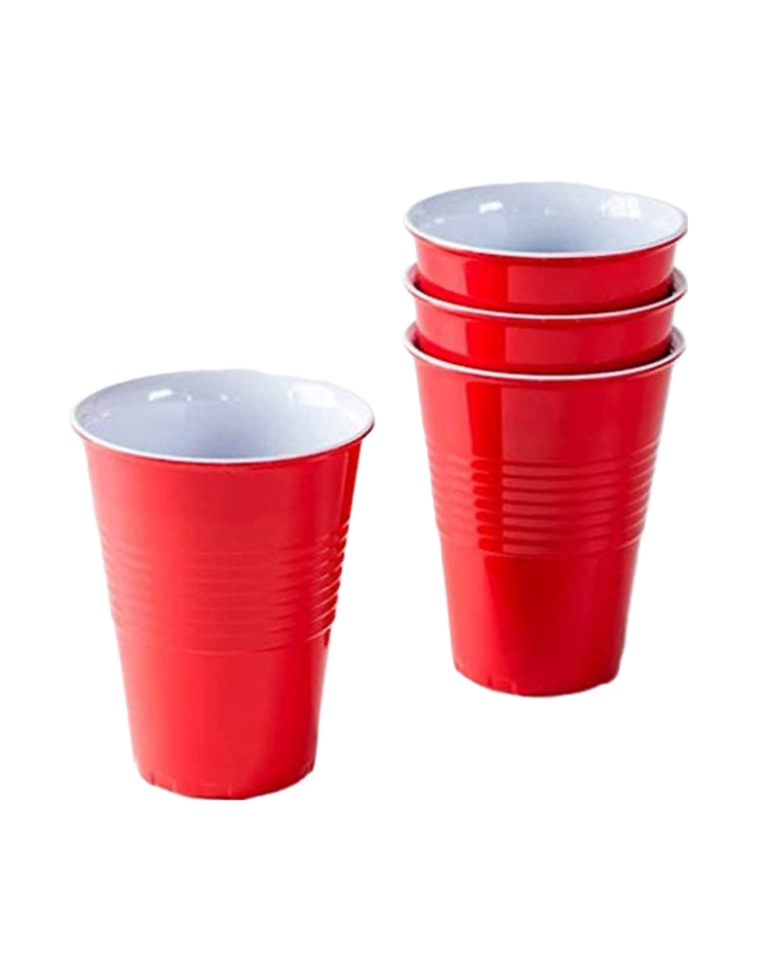 Melamine Red Solo Cup Set/4