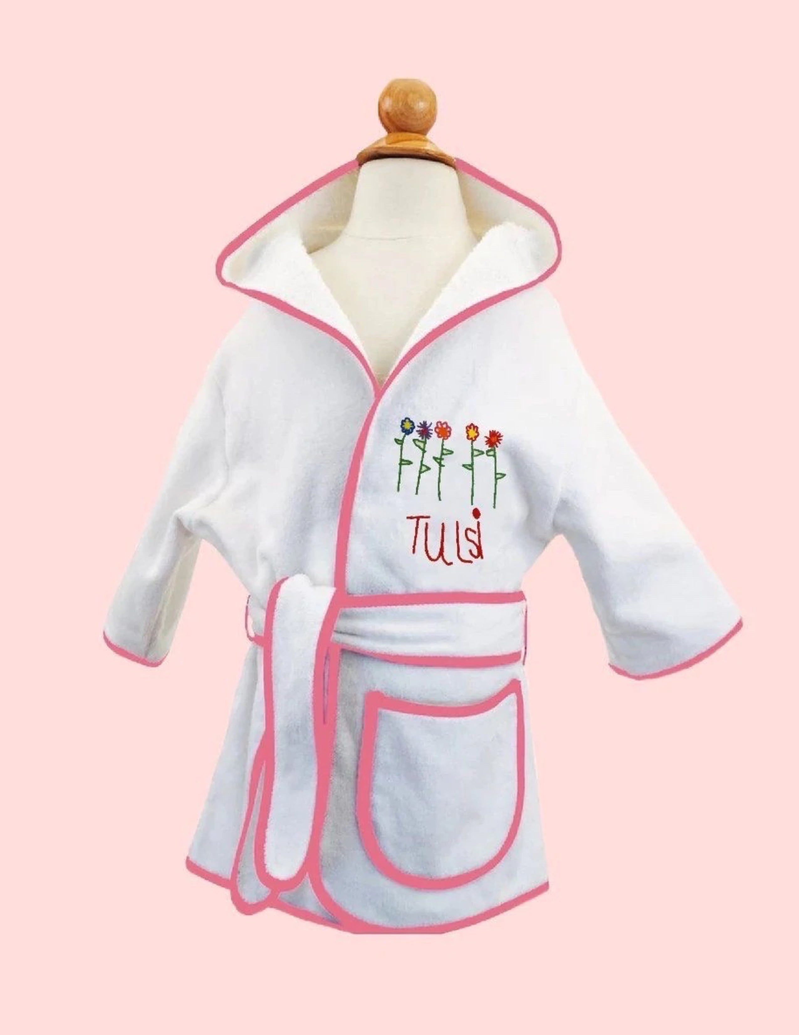 Draw Your Own Robe Gift Set - Kid