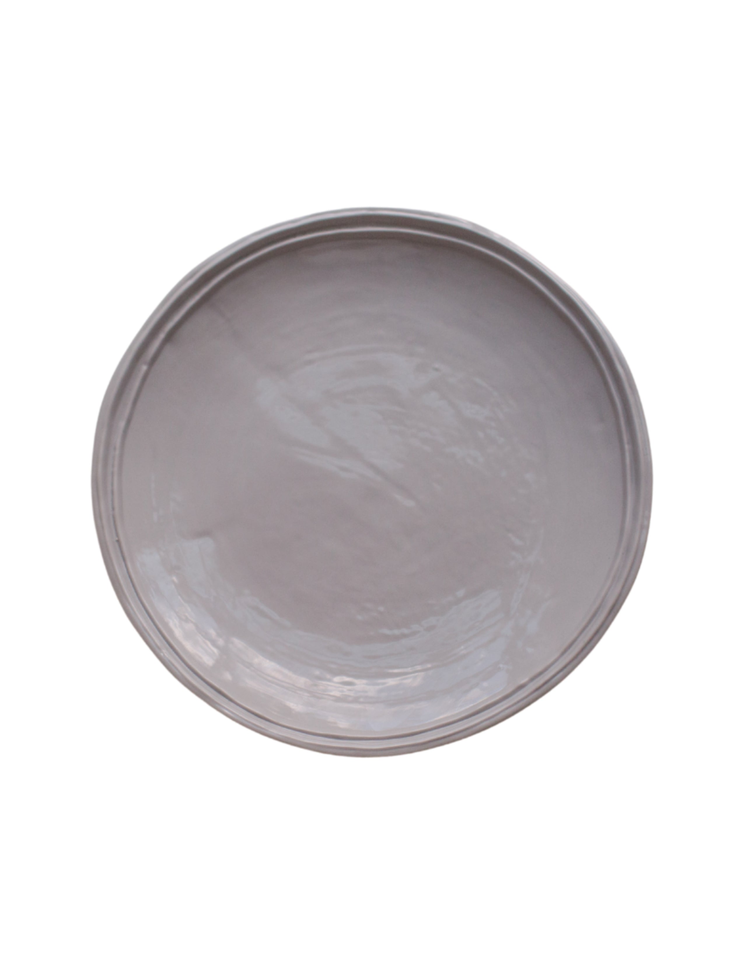 Double Lined Dinner Plate - Stone