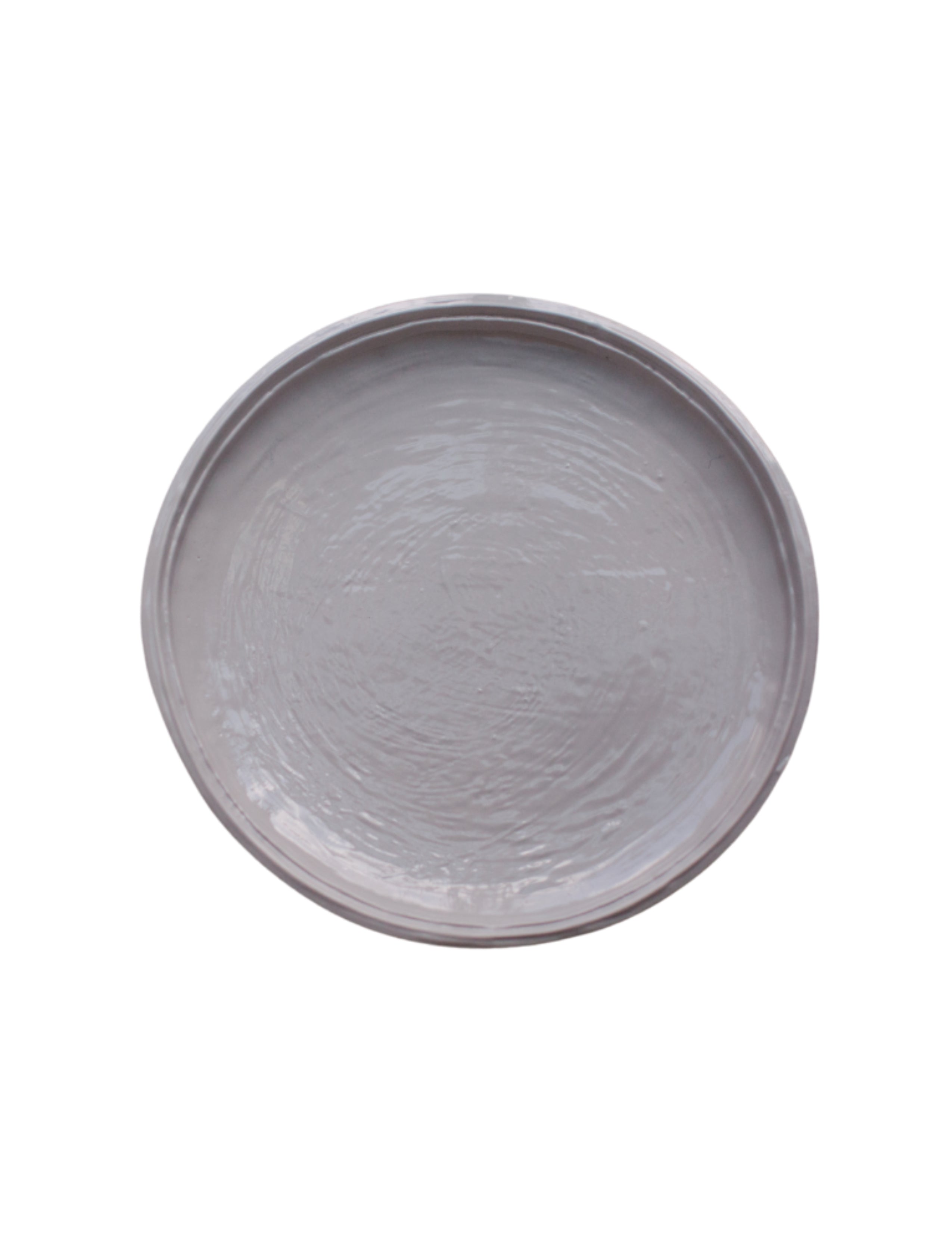 Double Lined Salad Plate - Stone