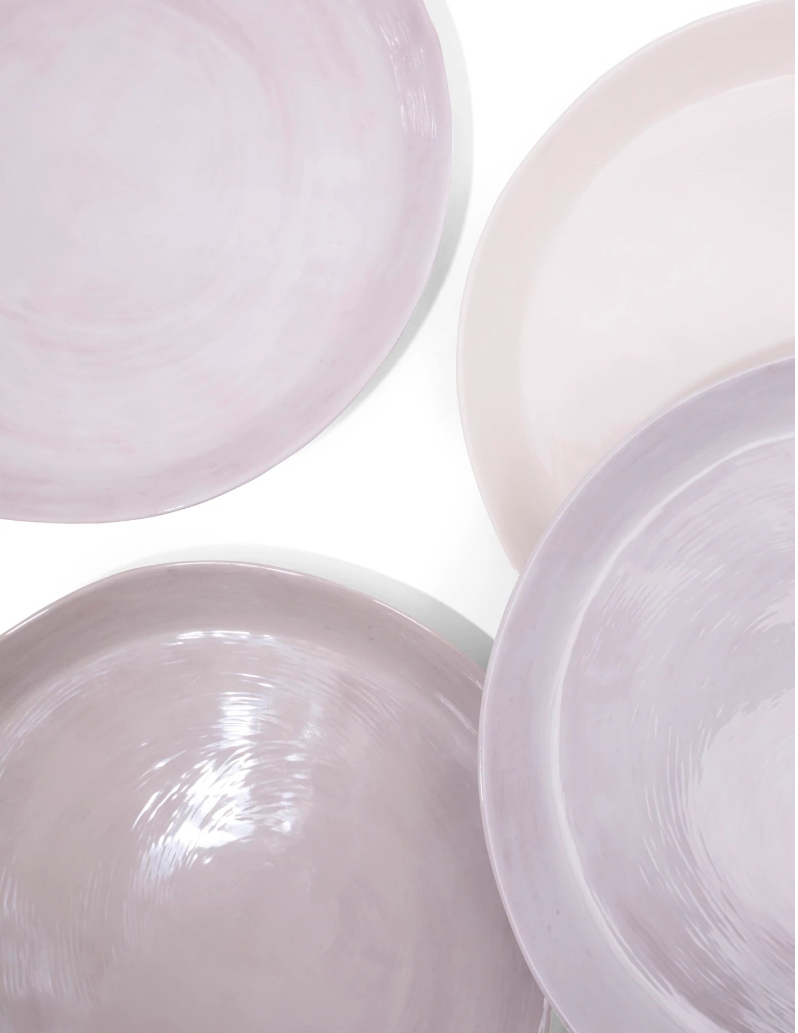 Large Round Serving Platter - Cream