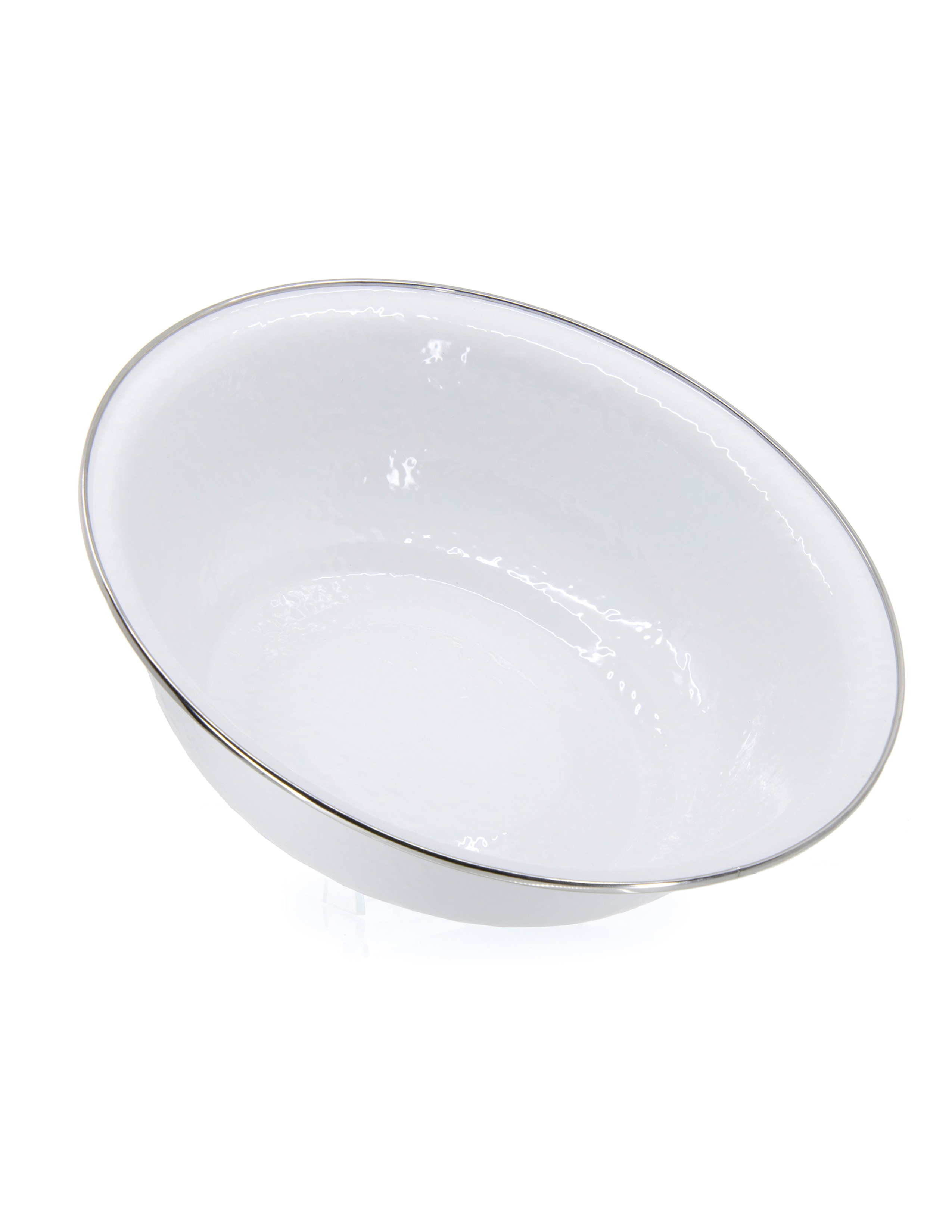White Serving Basin