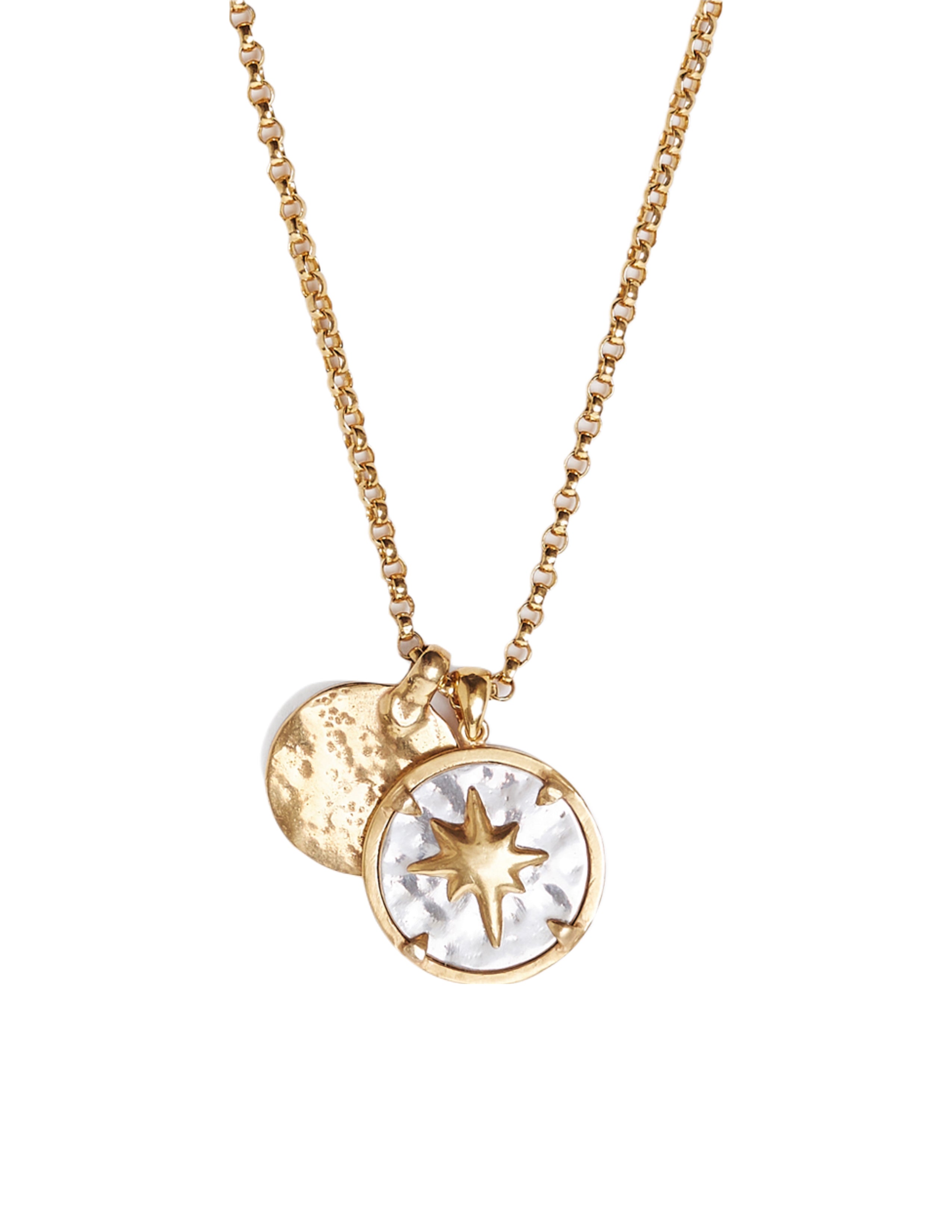 Beacon Charm Necklace - Gold Mix
