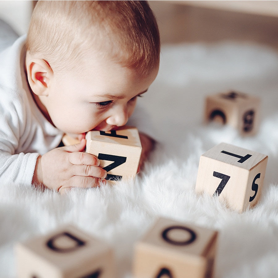 Alphabet Blocks - Black