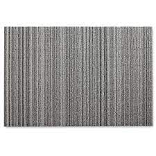 Skinny Stripe Shag Doormat - Birch