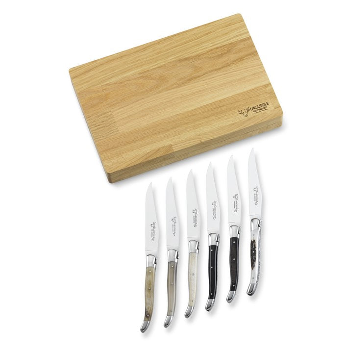 Laguiole Steak Knives Set/6 - Mixed Horn