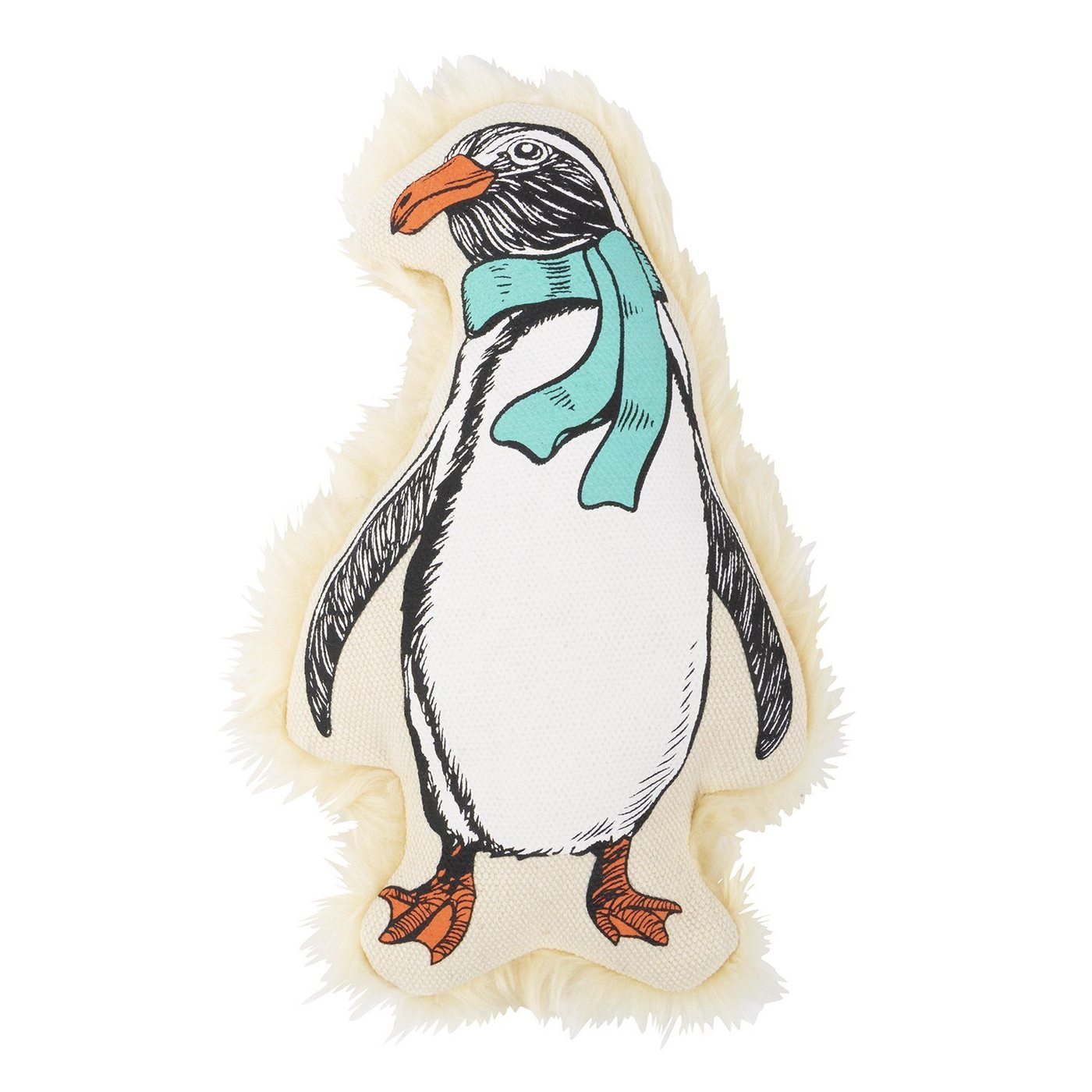 Penguin Canvas Dog Toy